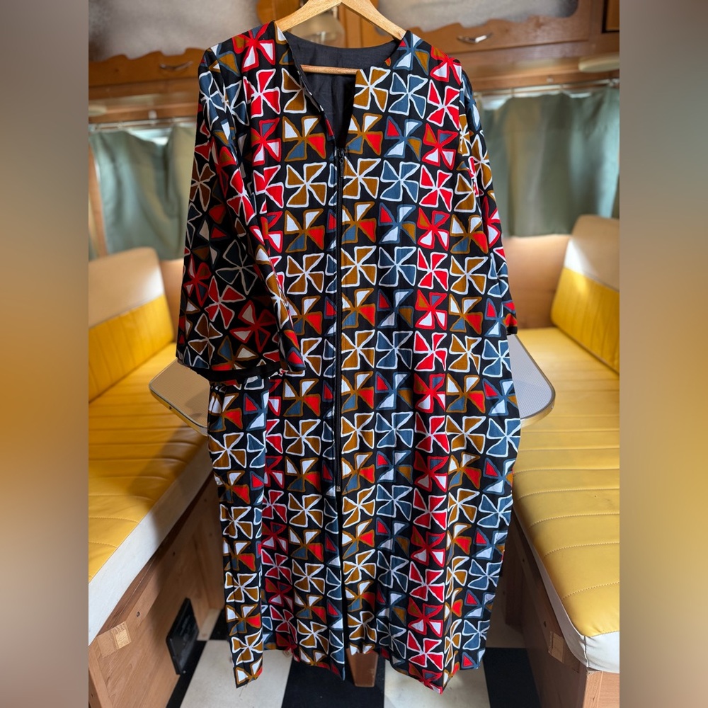 African Print Ankara Maxi Kimono Duster